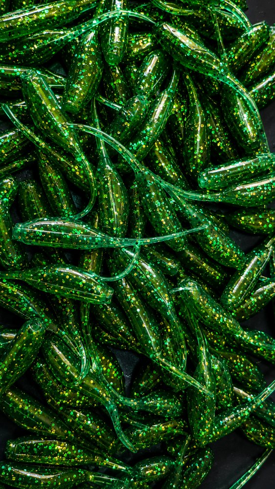 Emerald Magic Baby Shad Crappie Soft Plastic Baits – 100 Count