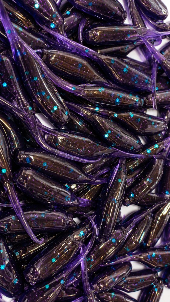 Junebug 2" Baby Shad Crappie Soft Plastic Baits – 100 Count